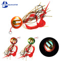 60g-200g Metal Lead Head Madai Jig Skirts Lures Slider Snapper Jig Luminous  Kabura Marlin Inchiku Jig Lure with Hook