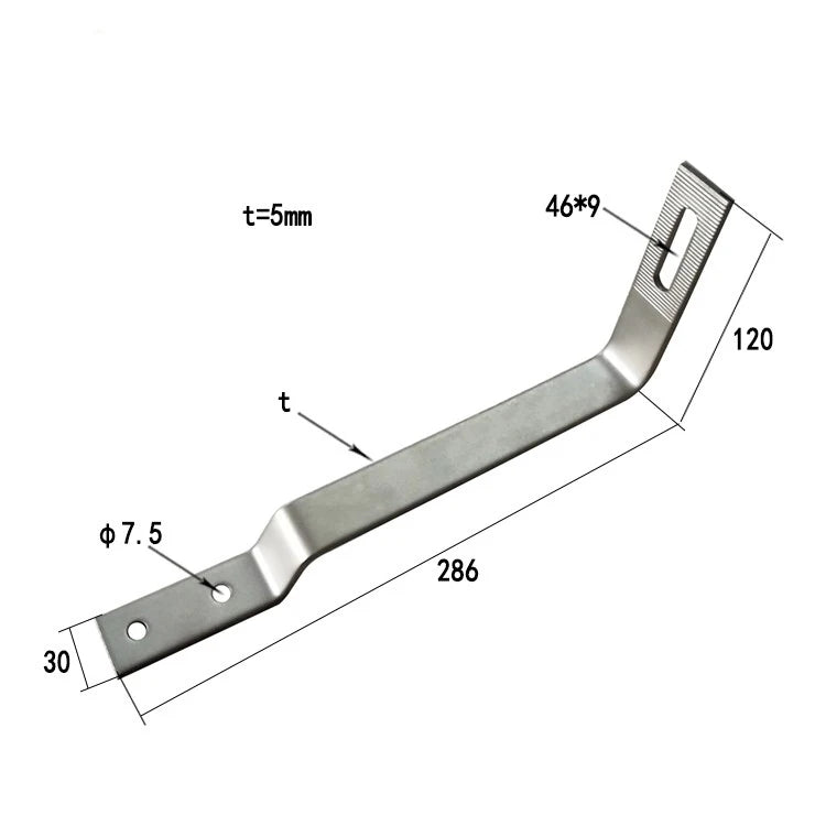 Solar Mounting System Shingle Roof Hooks Brackets SUS304 Material 10-Year Warranty 60m/s Wind Load for Pitch Roofs Solar Panel