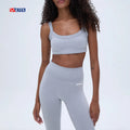Women Sportwear Workout Gym Outfit Summer 2026 Custom Ladies Fitness 2 Piece Yoga Top and Leggings Set