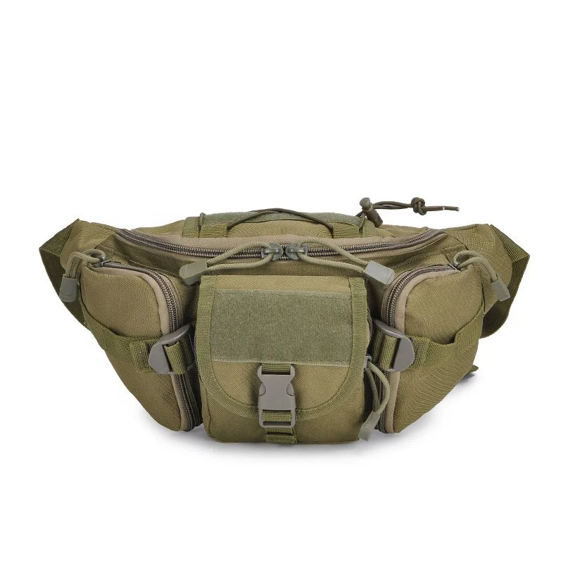 Tactical Accessories Chest Bag Green Color Mens Fanny Pack Waist Bag Waterproof Waist Pouch