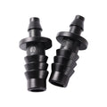 100Pcs 8mm to 4mm Reducer Barbed Straight Connector Garden Irrigation System Hose Joint Barb Fittings