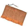 Waterproof and Oil-Resistant Wax Cloth Half Apron with Printed Logo for Automotive Repair Woodworking Featuring Tool Pocket