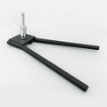 China Top Heavy Duty Top Selling Flying Beach Flag Base Car Wheel Base With Bearing