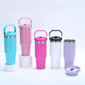 Wholesale Merchandising Promotional Gift 20oz Blue Pink Stainless Steel Vacuum Insulated BPA Free Leak-Proof Car Hiking Tumbler