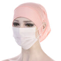 New Soft Modal Fabric Fashionable and Comfortable Flat Brim Ear Hole Sleeve Women's Headscarf