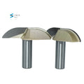 Tideway Professional Grade 1/2 Shank Cabinet Molding Line Pattern Router Bit Woodworking Carbide Bits