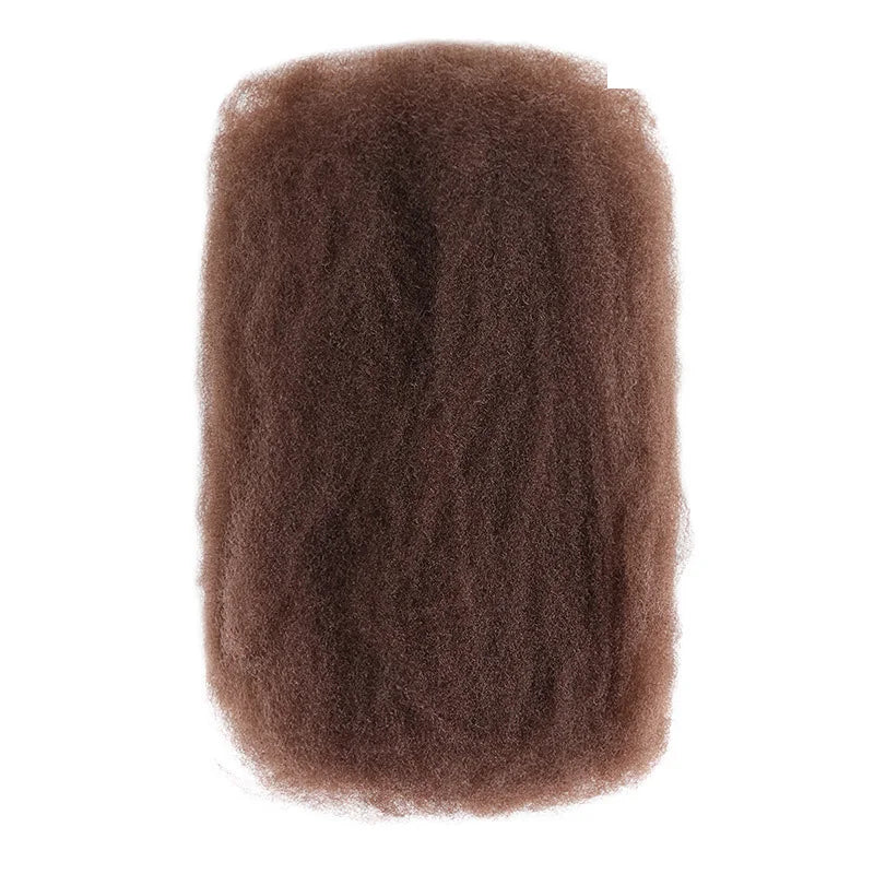 Marley Braiding Afro Kinky Bulk Synthetic for Locs Afro Kinky Synthetic Hair Bulk Synthetic Fiber Afro Kinky Bulk