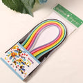 Gradient Colors DIY Paper Craft 26 Colors 160 Strips 5mm Width 39cm Long Handmade Origami Paper Quilling Strips Set