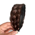 2025 Newest Fashion Elegant  Wig Braid Hair Hoop Synthetic 5 Strands Hair Plastic Non-slip Headband