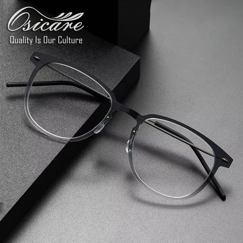 Luxury Brand Wholesale Lunettes Designer Style Design Myopie Titanium Eyewear Spectacle Eyeglasses Eye Glasses Frames for Men