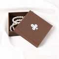 Custom Logo Luxury Biodegradable Jewelry Box Sponge Liner for Earrings Bracelets Rings Necklaces Watches