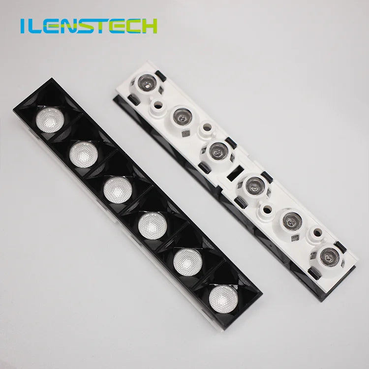 Ilenstech Low Ugr Led Linear Lens for Indoor Lighting / Led Lens for Office Lighting