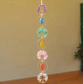 Crystal Stone Agate Ring Pendant Sun Catcher Window Decoration Home Decorations Garden Crafts Wall Decor Sun Catcher