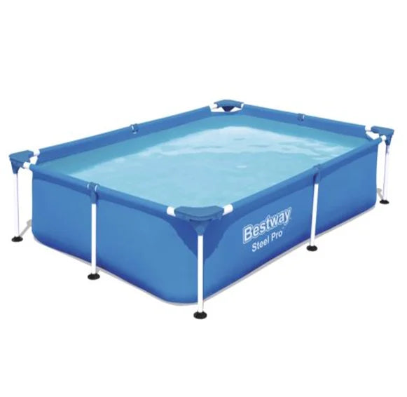 Bestway 56401 Rectangular Swimming Pool Size 221*150*43cm Metal Frame with Best Price