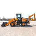 Free Shipping 4x4 Loader and Backhoe Excavator Wheel Mini Backhoe Loader