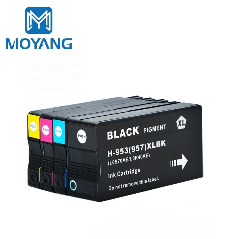 MoYang Compatible for Hp953 Hp957 953XL 957XL Ink Cartridges Used for hp 953 957 Officejet 7740/8210/8218/8710/8715/8718 Printer