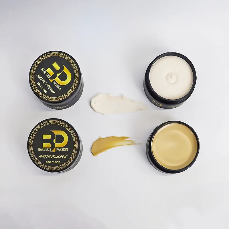 Barberpassion Customize No Residue Soft Texture Hair Matte Clay Matt Finish Pomades Private Label