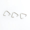 Wholesale DIY Hardware Keychain Accessories Split Triangle Open Jump Rings