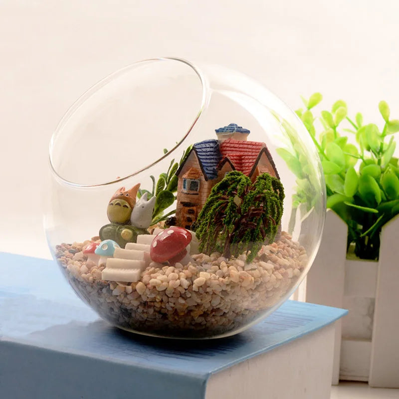 Clear Hanging Planter Terrarium Container Borosilicate Glass for Succulent Planting Home Wedding Decor