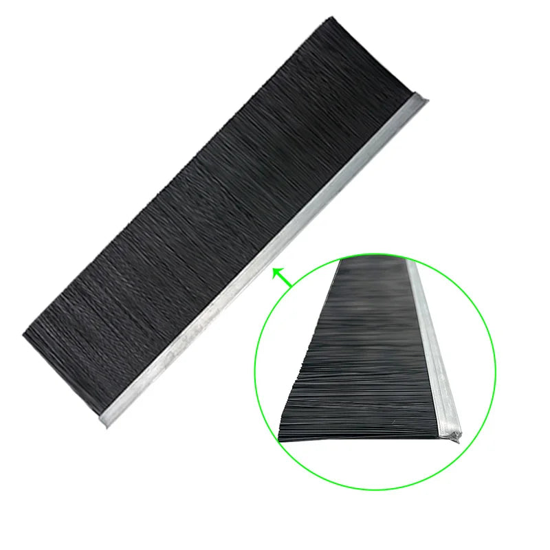 Strip Brush for Sever Room Raised Floor Grommet UL94-V2 PP Bristles Cable Seal Brush for Wiring Box
