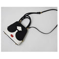 Fashion Girl Sunglasses Crossbody Zipper Sling Bag Cute Cartoon Red Lip Design Luxury Japan Style for Spring and Autumn Season