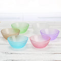 Hxglass Colorful Bowl Set 5 Inches Rice Dessert Soup Salad Bowl 2 4 6 Pack Individuals Color Box Packing