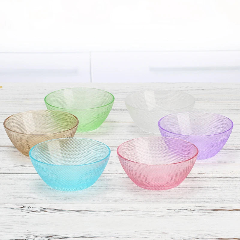 Hxglass Colorful Bowl Set 5 Inches Rice Dessert Soup Salad Bowl 2 4 6 Pack Individuals Color Box Packing