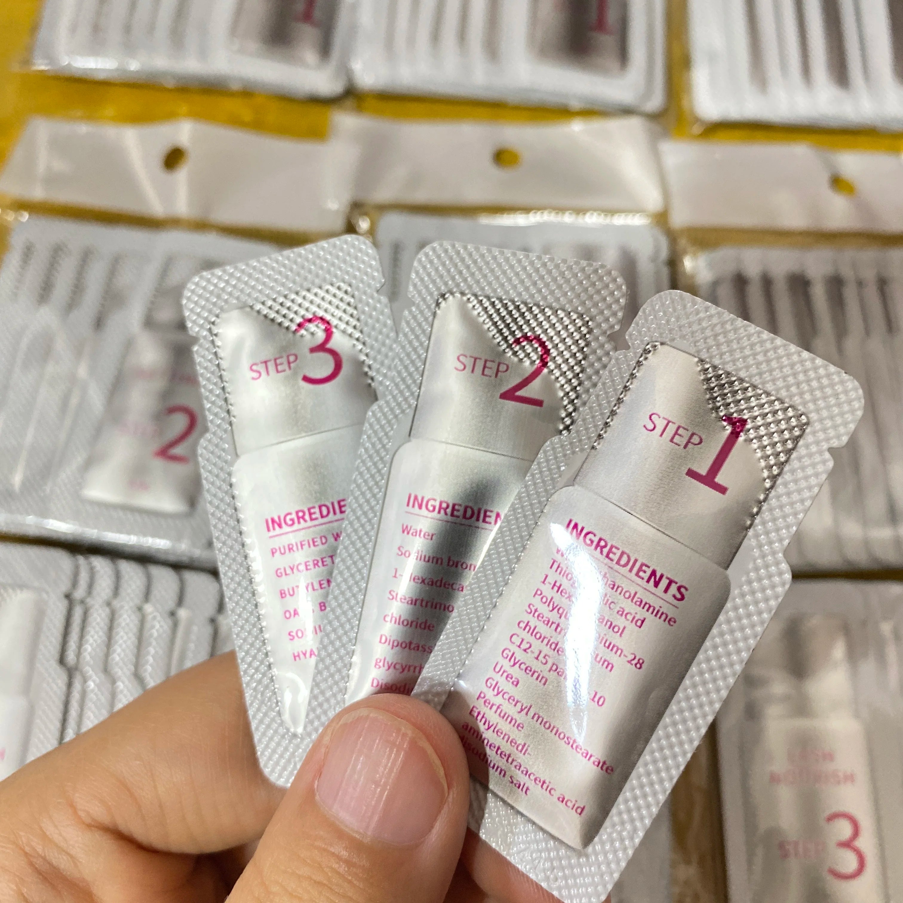 Wholesale Eyelash Perm Kit Lash Lifting Lotion Private Label Step 1 2 3 Lash Lift Kit Customize