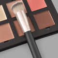 YUE Hot Sale New 1pcs Black Brush Type Round Slanted Loose Powder Makeup Brush Makeup Artist Special Makeup Brush As a Gift