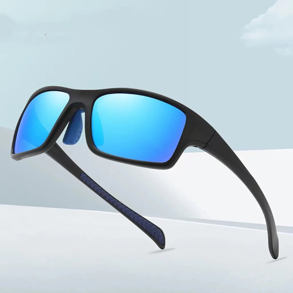 Eyewear 74626 Fashion 2024Flat Top Polarized Rectangular Sports Sunglasses