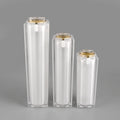 In Stock Lotion Jars 30ml 50ml 100ml High Grade Luxury Unique Cosmetic Acrylic Screw Cap Spray Bottles