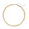 2022 Hot Selling Stainless Steel Blade Chain Necklace Women Zircon Gift Europe and America Style