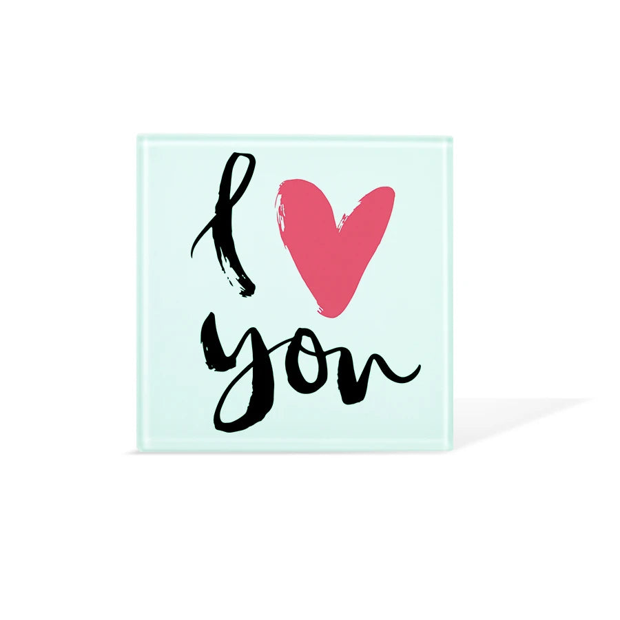 Topjlh Wholesale Sublimation Glass Coaster Blank Customized Printed Promotional Reusable Square Shape Table Mats for Drinks