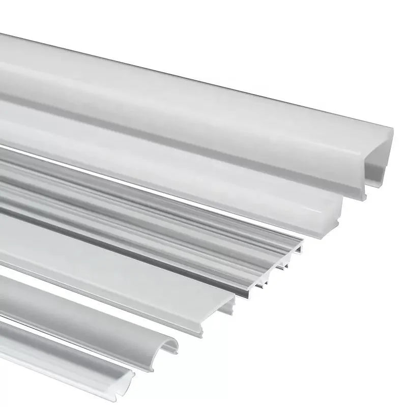 Customize Coastal European LED Light Plastic Profile Extrusion PC Diffuser Cover LED Lampshade High Transmittance Lightweight