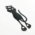 Black Cat Hanging Animal Bookmark Kawaii New Acrylic Creative Hollowed-out Cat Bookmark