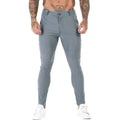 Shinesia Men's Plus Size Slim Fit Woven Cotton Casual Pants Eco-Friendly Breathable Lightweight Mid Waist Pleated Front Zipper