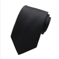 Custom Neckties Men Solid Fine Twill Corbatas De Hombre Polyester Woven Classic Ties for Men Italian
