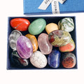 Wholesale Natural Healing Crystal Crafts 14 Crystal Tumble Stone Set Crystal Souvenir Gifts