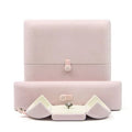 Factory Price Custom LOGO Luxury Ring Jewellery Packaging Box Ring Necklace Earring Luxury Velvet Jewelry Box