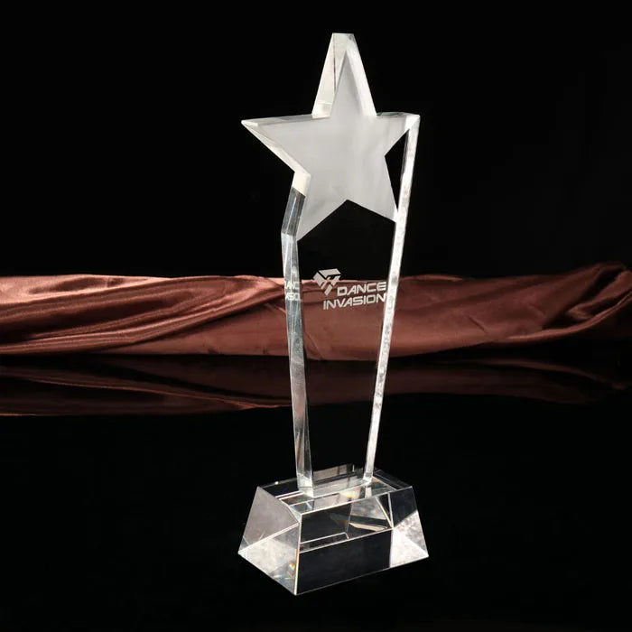 Crystal Plaque Custom Star Crystal Trophy MH-NJ0027