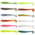 50PCS/BAG 5cm 0.6g Soft Plastic Fishing Lures Fishing Soft Lure Artificial Bait MegaBDM