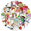 50Pcs Spoof Cartoon Aqua Teen Hunger Force Stickers for Children Adult Diy Decor Bottle Notebook Laptop Sticker Custom