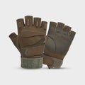 Customized Logo Green Sports Half Finger Training Fitness Man Weight Lifting Gym Gloves
