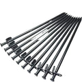 Woqi Heavy Duty Aluminum Alloy Tent Peg & Tarp Peg Hook Shape Aluminum Pegs for Outdoor Camping Stake