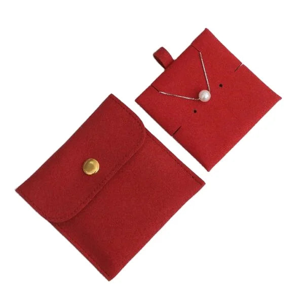 Custom logo Printed Small Velvet Microfiber Pouch Suede Jewelry Box Gift Packaging Bag Pouch with Insert for Jewellery Display