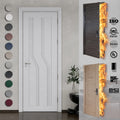 Italy Style Modern Hotel Apartment Prehung House Internal Polymer Doors Soundproof Mdf Wooden Interior Door MegaBDM