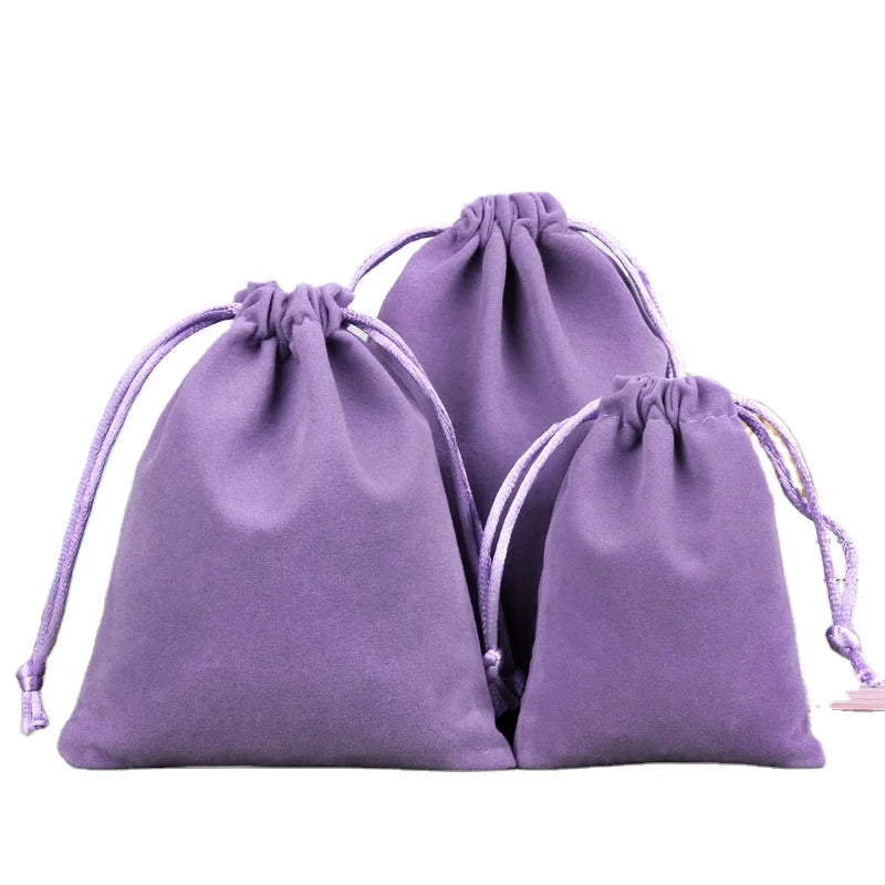 Custom 15x20cm Fashion Cloth Jewelry Pouches Personalized Gift Bags with Logo for Jewelry Boxes