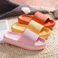 Women Platform Sandals Comfort Athletic Pillow Slides Custom Logo Slides Shower Bathroom Sports Home Sliders Slippers for Men