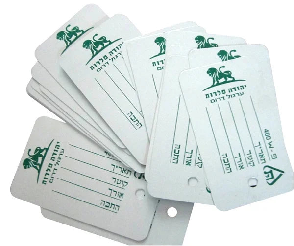 Custom Die Cutting Metal Aluminum Tag Durable Silk Screen Printing Advertising Use Letters Style