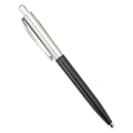 Wholesale Cheap Price Custom Logo Hotel Pen Stainless Steel Color Click Metal Ball Double Pen Sports Body Type